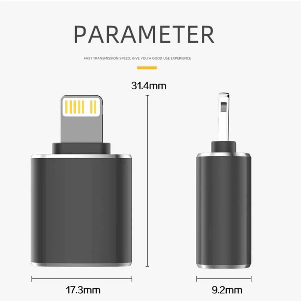 For IOS OTG Adaptador For iPhone 14 13 12 11 Pro  iPad U Disk Lighting Male to USB 3.0 Adapter for iOS 13 above images - 6