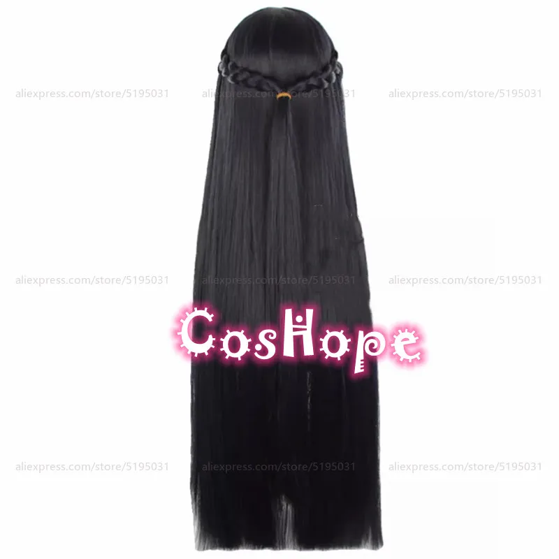 Парик для косплея Hoshimi Miyabi длинный прямой черный парик 85 см парики из аниме