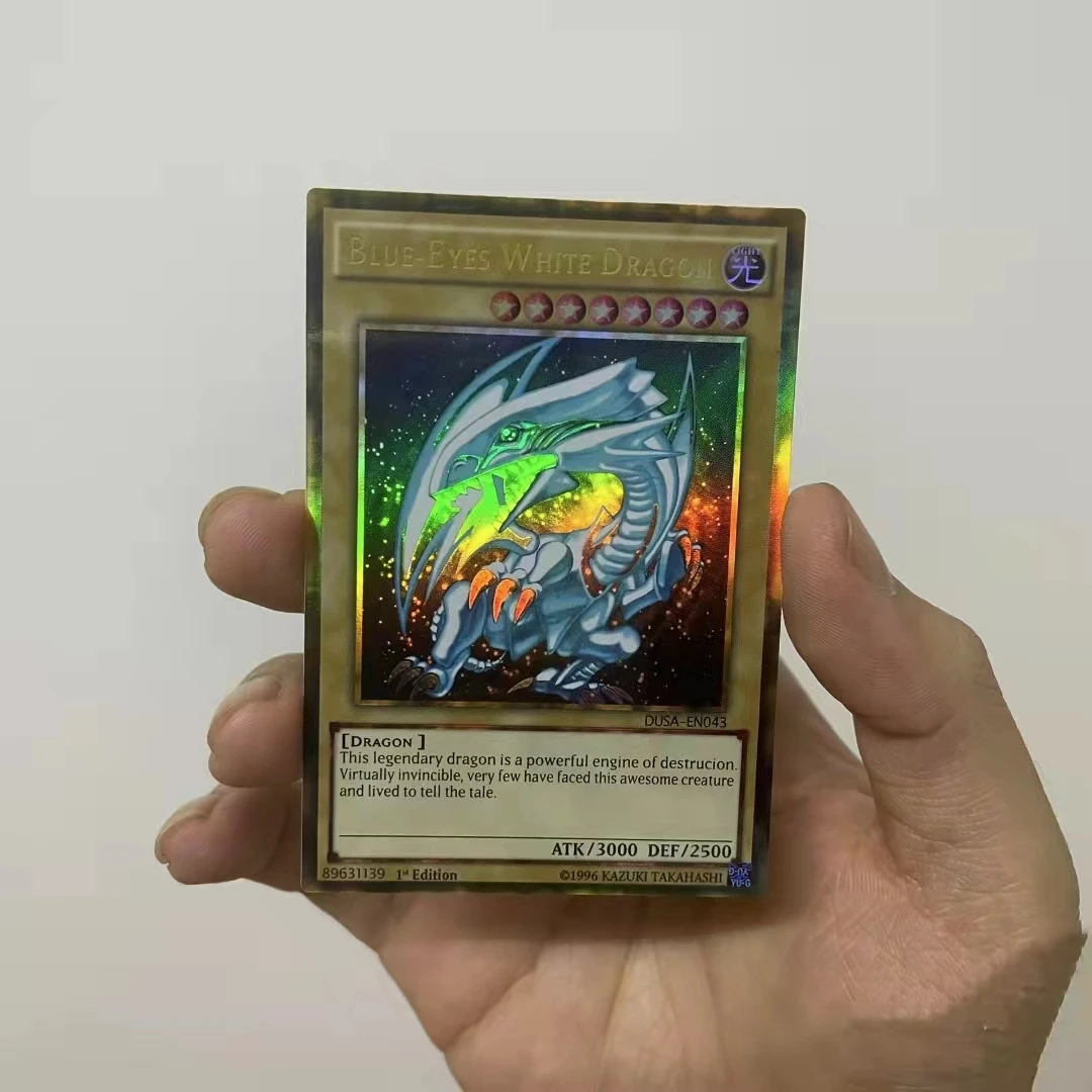 

Yu-Gi-Oh TCG UR Golden Face Flash Dark Magician/Red-Eyes B. Карта из коллекции Dragon/Blue-Eyes White Dragon English (не оригинальная)