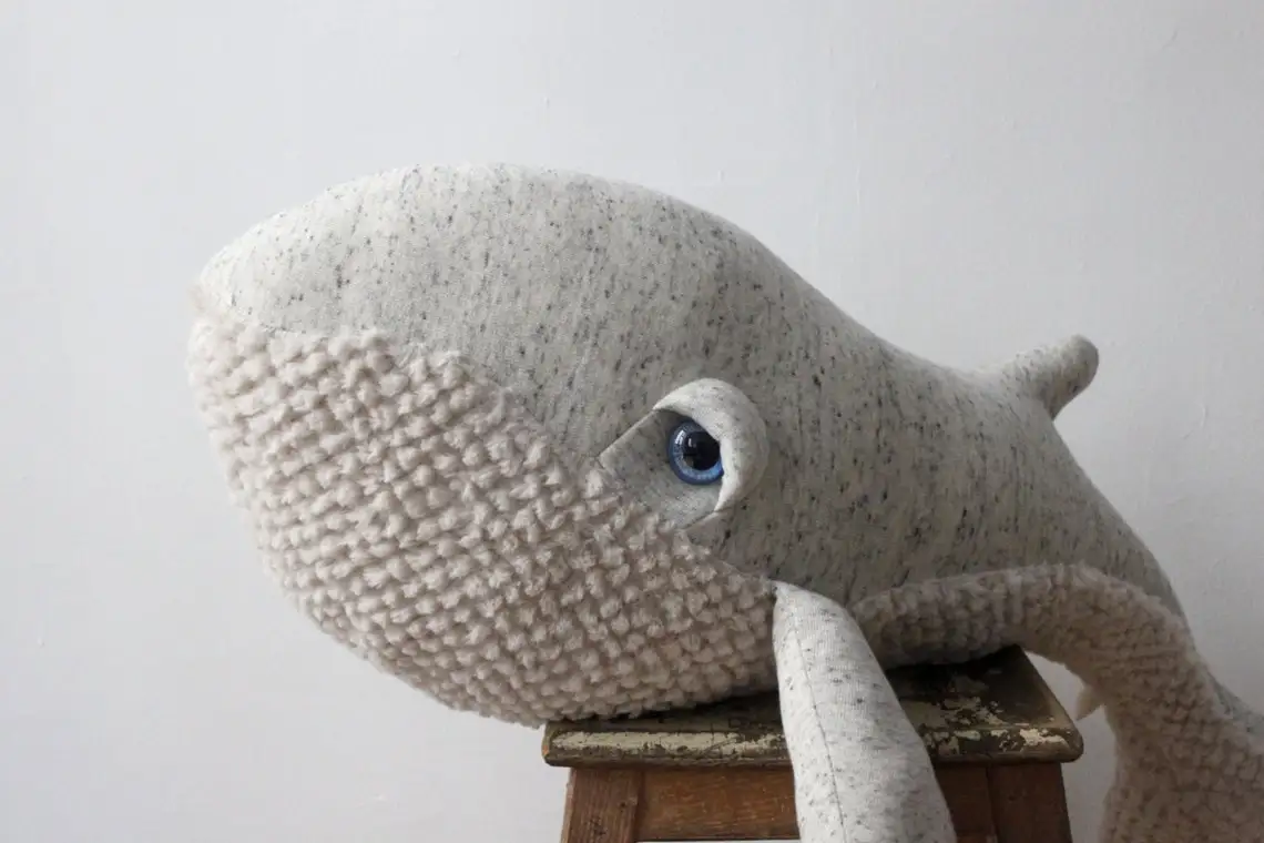 

Big Original Whale Handmade Stuffed Animal Cute Pillows