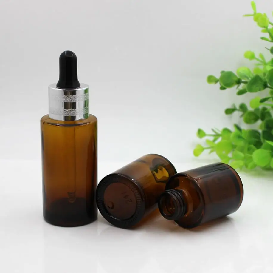 Многоразовый стеклянный флакон для косметики 60 мл