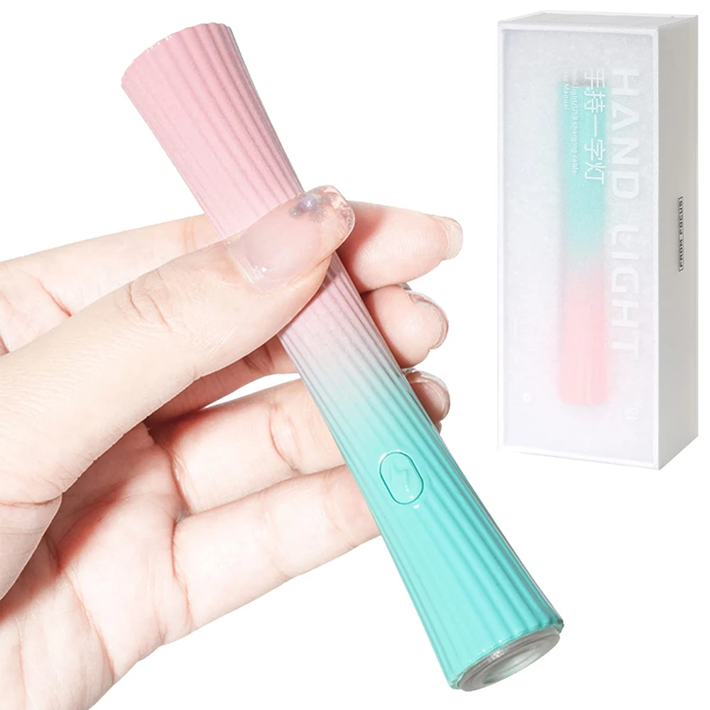 Перезаряжаемая лампа для ногтей Ручная УФ-лампа гелевых Мини-светильник