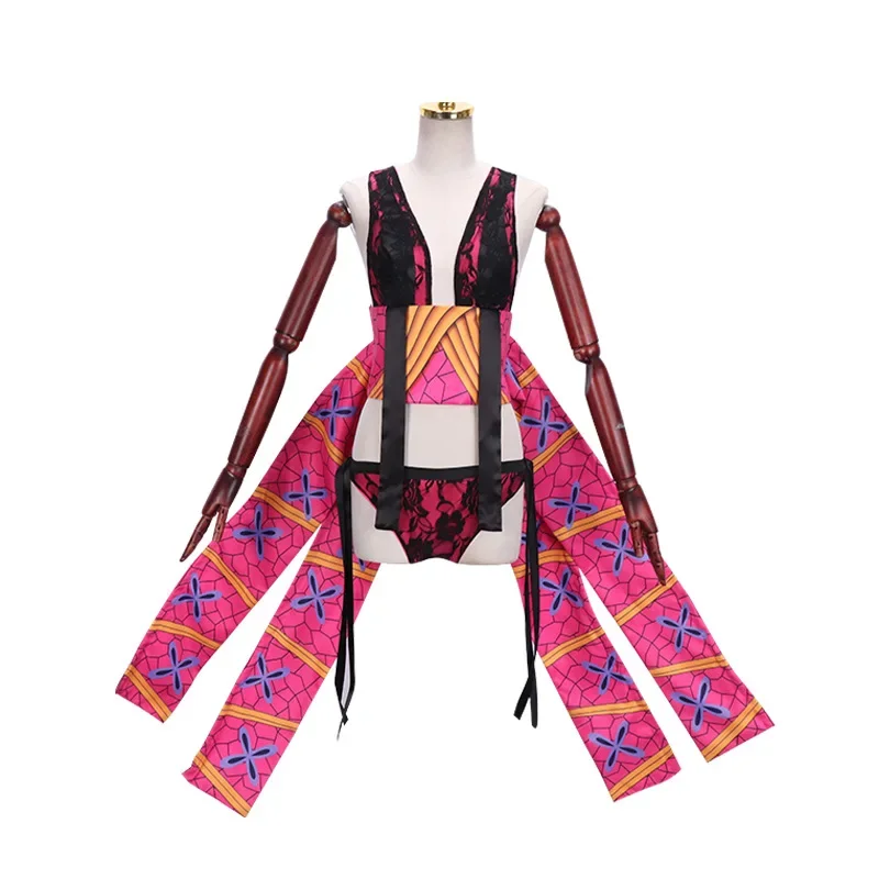 Аниме косплей Kimetsu No Yaiba Daki костюмы для косплея головные уборы сексуальная