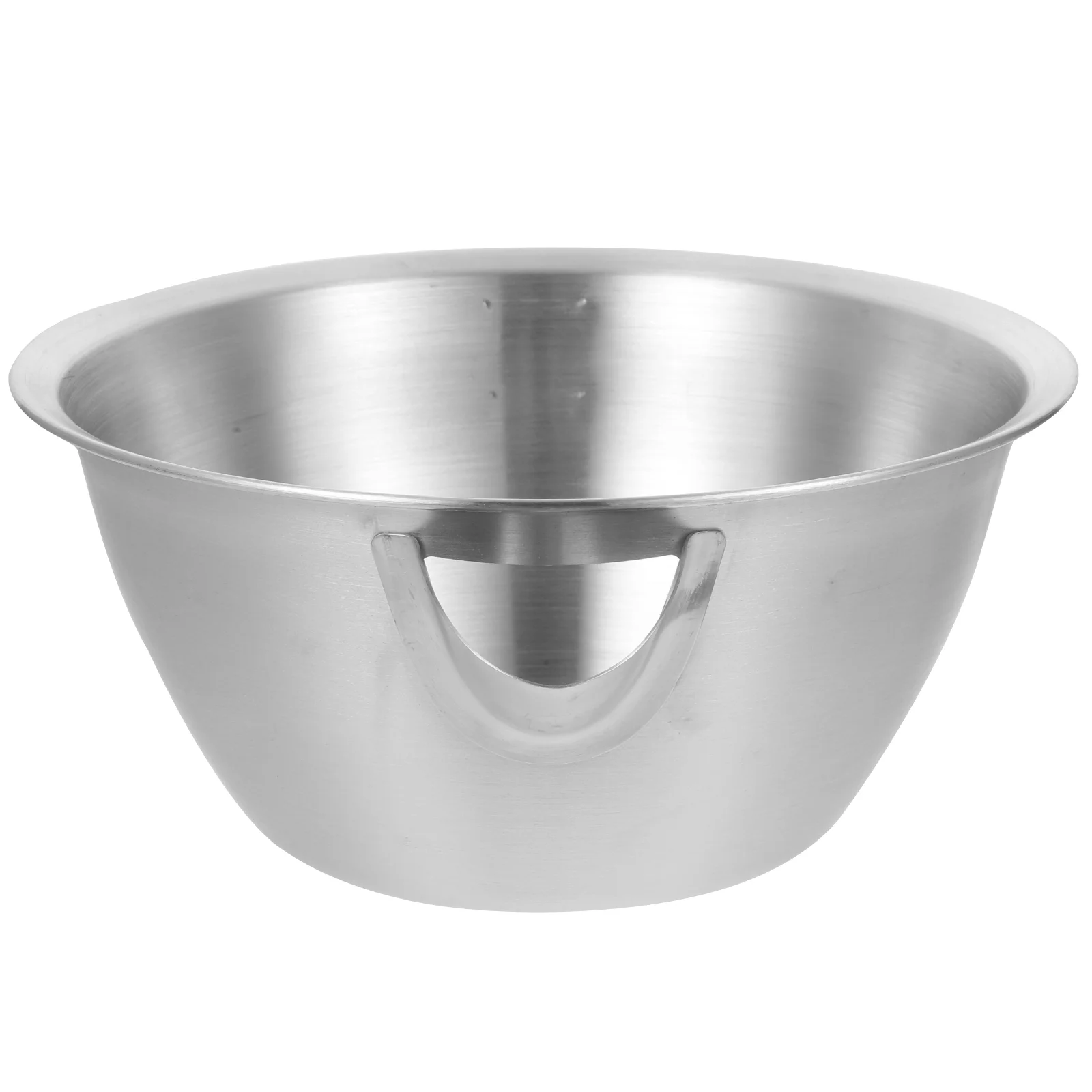 Extra Large Mixing Bowl Kitchen Round Basin Wash 20X20X9.5CM Home Stainless Steel Fruit Washing Silver Household Vegetable images - 6
