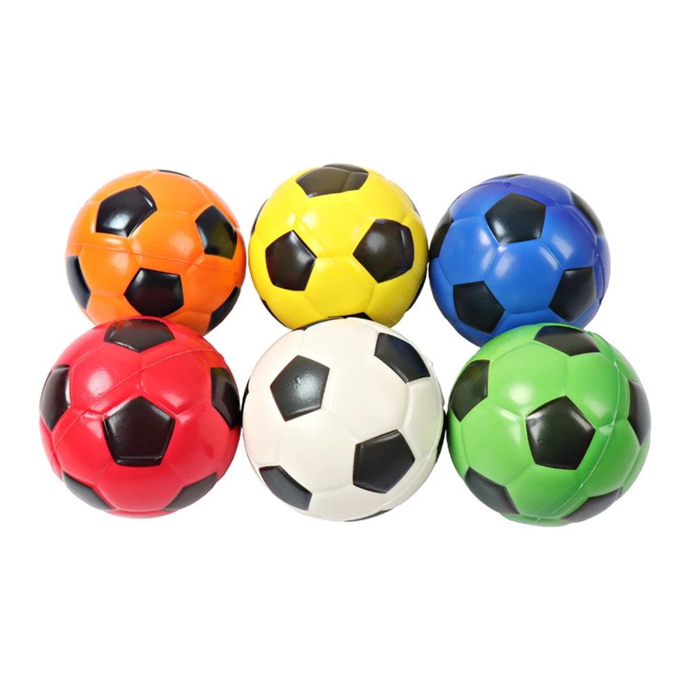 

6.3cm Anti Stress Balls Foam PU Soft Elastic Football Basketball Baseball Tennis Decompression Toy Vent Pressure Soccer
