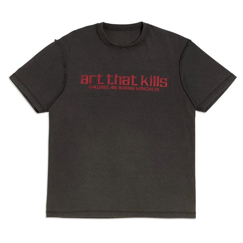 

Gallery Made Old Letter Print Short Sleeve T-shirt