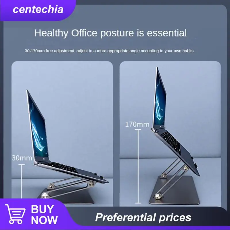 

Multifunctional Laptop Stand Aluminum Alloy Computer Cooling Holder Portable Cooling Stand Non-slip Computer Accessories Durable