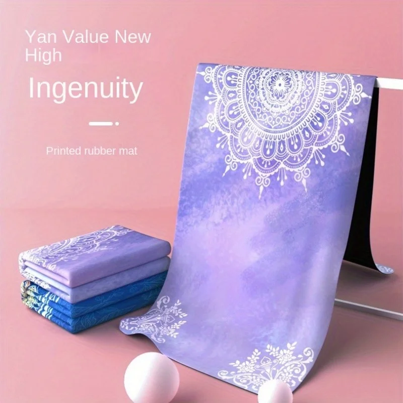 Коврик для йоги нескользящий экологически чистый профессиональный коврик