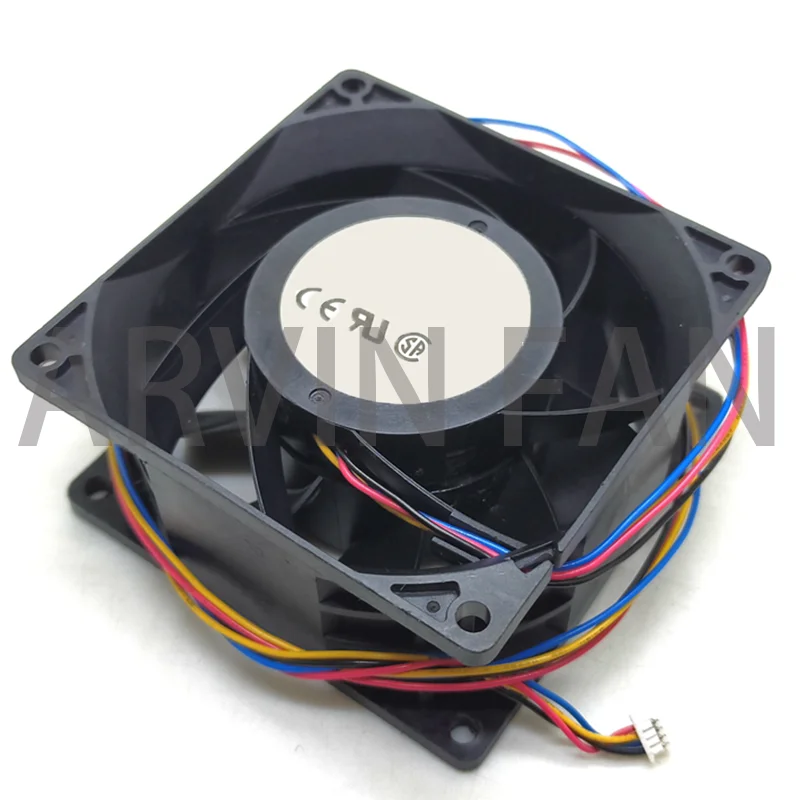 Вентилятор для охлаждения 48 в 8 см 8038 Pfb0848uhe 48 в А, двухшариковый 4-проводной ШИМ вентилятор для охлаждения 8 см