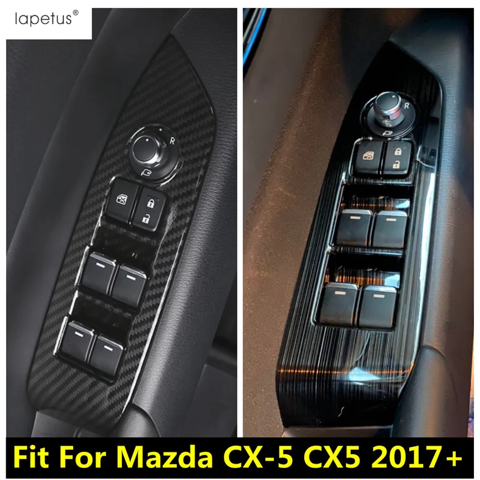

Аксессуары для интерьера автомобиля для Mazda CX-5 CX5 2017-2022, внутренний подлокотник, дверь, окно, кнопка подъема, переключатель, панель, молдинг, к...