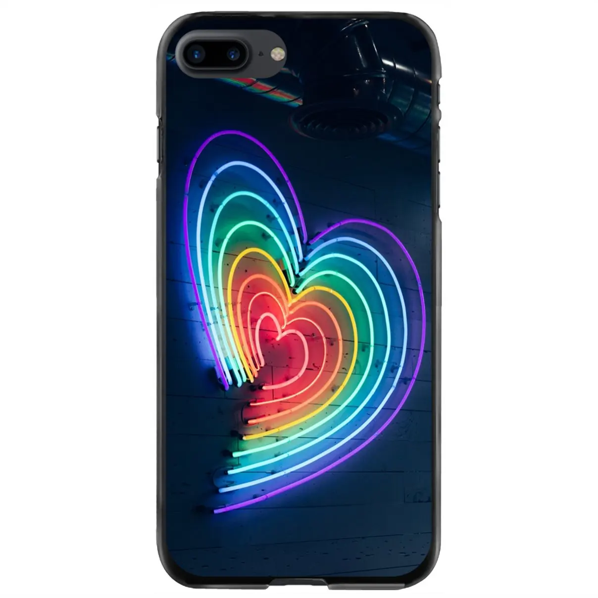 

Неоновые обои для iPhone 11 12 13 14 Pro MAX Mini 5 5S SE 6 6S 7 8 Plus 10 X XR XS, Жесткий Чехол