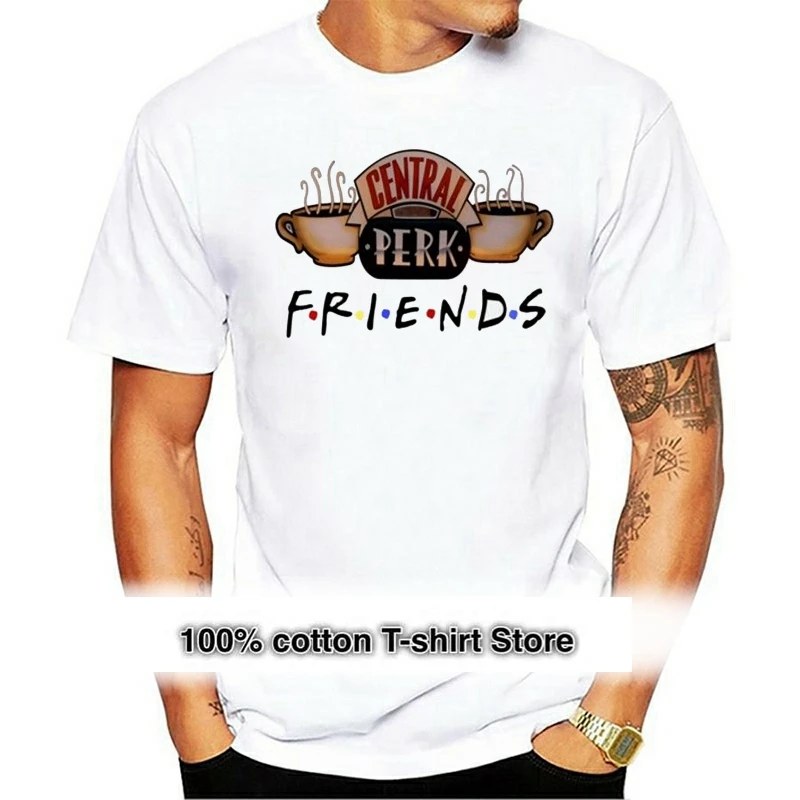 

Friends Tv Show Coffee Shop Graphic Discount Hot New Hoodie Hip Hop T-shirt RETRO VINTAGE Classic