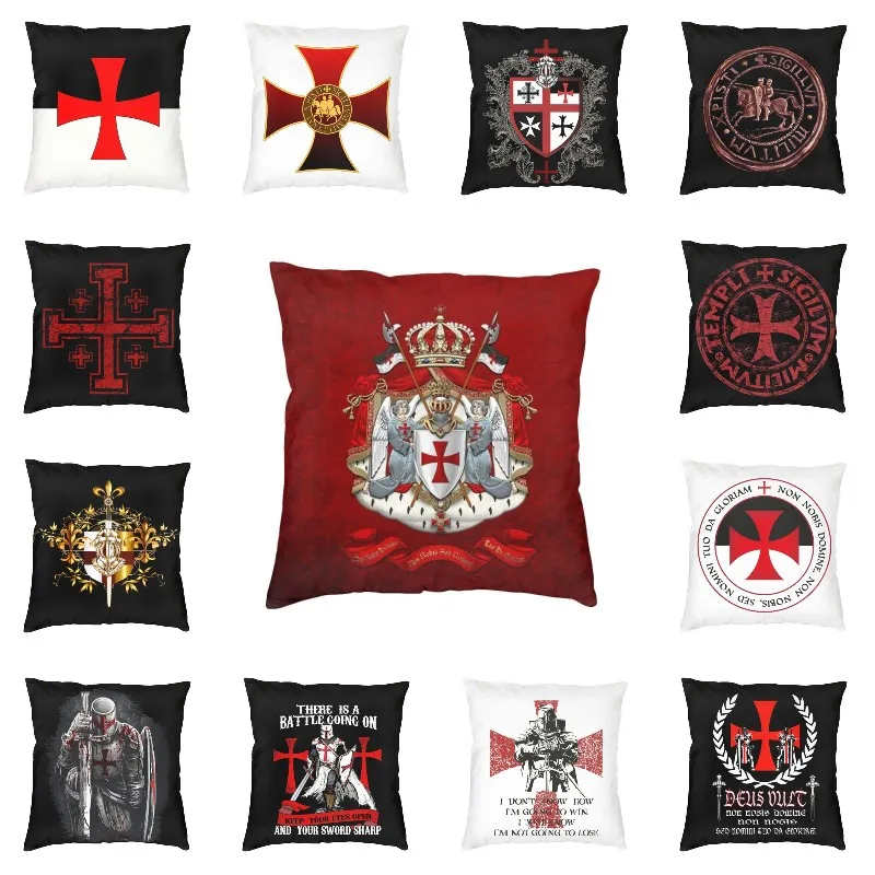 

Чехол для подушки в виде рыцарей, 45x45 см