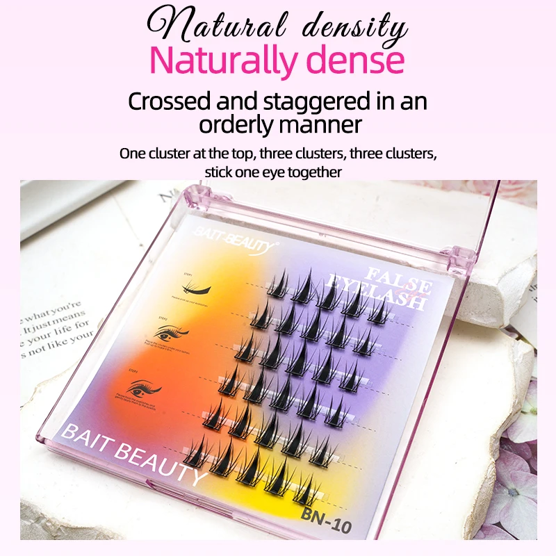 Книга для ресниц большой емкости без клея маленькие ресницы с диким кроликом