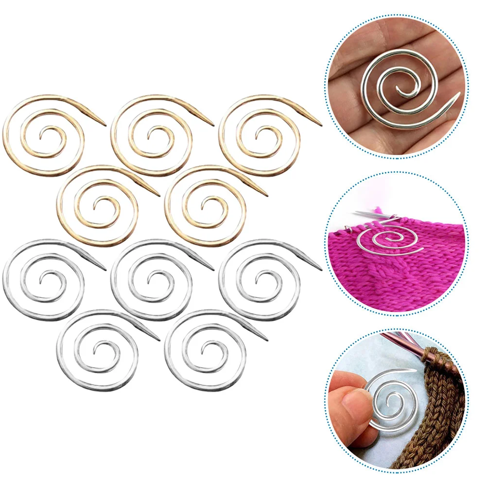 

Knittingneedle Spiral Crochet Cable Hooks Sewing Circular Tapestry Sweater Pin Yarn Shawl Stainless Steel Knit Tool Toolscircle