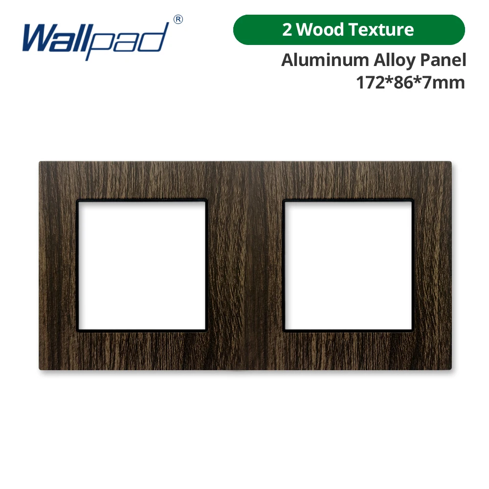 

Wallpad деревянная текстура алюминиевый выключатель 52*52 мм