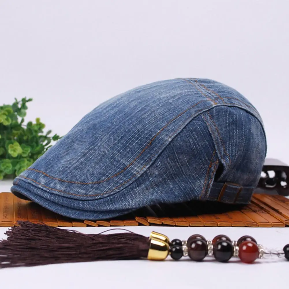 

Шапка Зимняя Солнцезащитная для путешествий простая шапка берет Регулируемая Осенняя джинсовая Пряжка унисекс