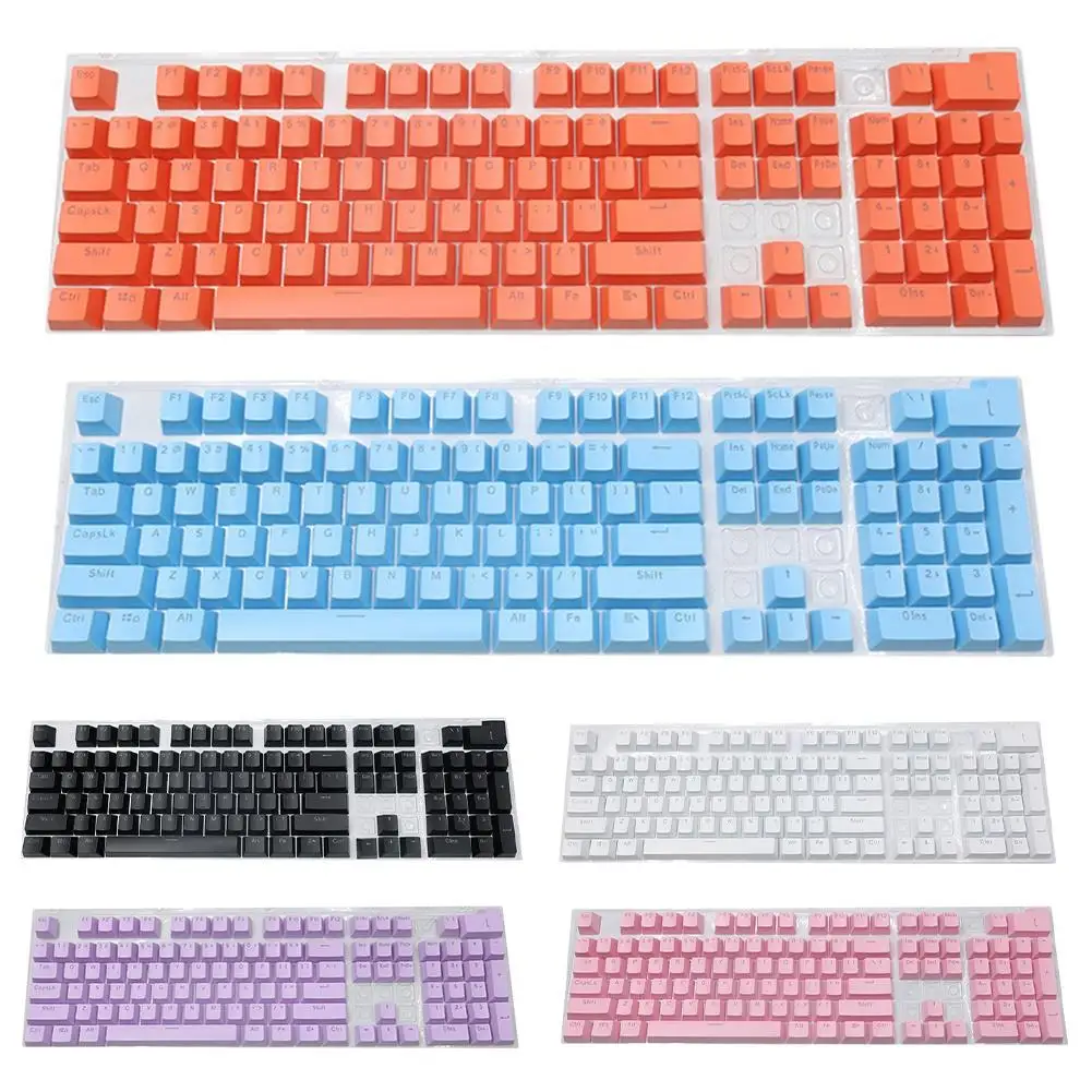 

Mechanical Keyboard Keycaps 104Pcs/Set Universal Ergonomic Backlit Key Cap Keycaps for Mechanical Keyboard Accessories