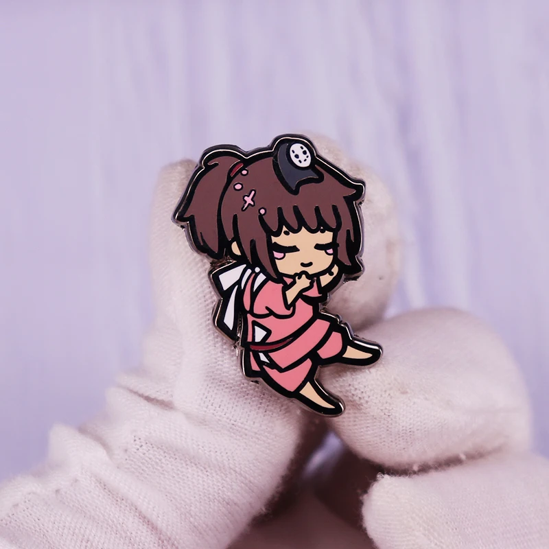 

Chihiro's Dream Spinner Enamel Pin Classic Spirited Away Brooch Studio Ghibli Art Badge Anime Fan Collection Gift
