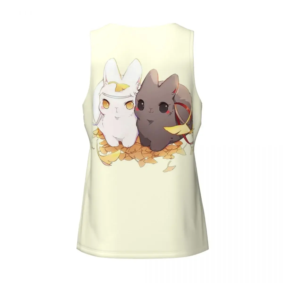 Фото Быстросохнущая дышащая майка-жилет для бодибилдинга Mo Dao Zu Shi Gym Tank Muscle Sleeveless Shirt Untamed Mdgz Wangxian Bunnies №3