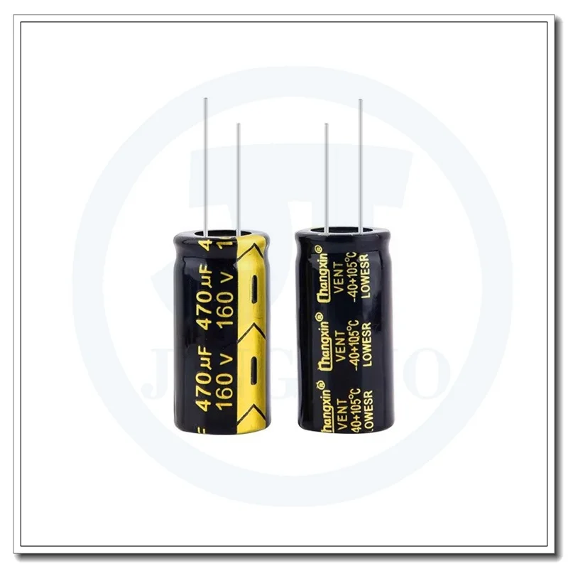 Фото 5 шт. 470UF160V 160V470UF 470MFD 160 Вольт 18x35 мм радиальные алюминиевые электролитические конденсаторы №1