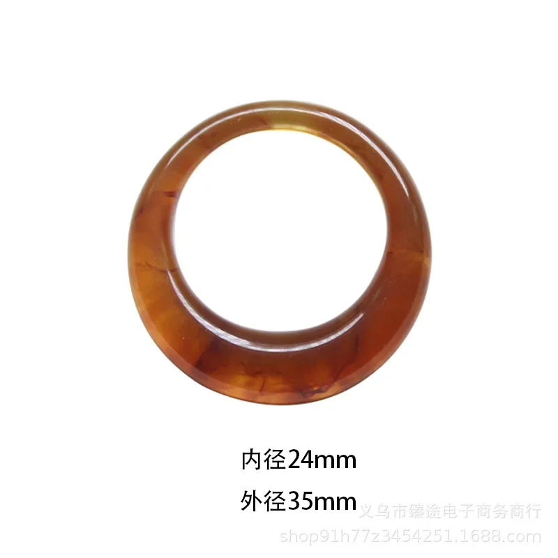 5 шт. японская ажурная рамка в виде янтарного круга подвеска из смолы аксессуары