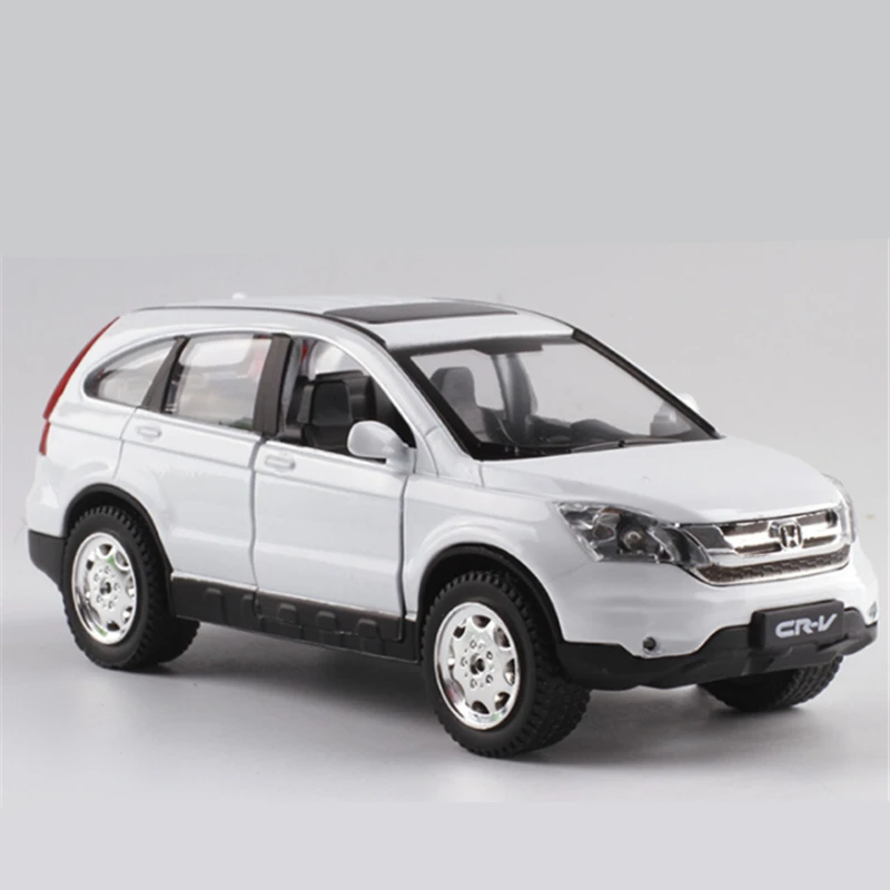 1:32 HONDA CRV SUV Alloy Car Model Diecast Metal Toy Vehicles Car Model Simulation Sound and Light Collection Childrens Toy Gift