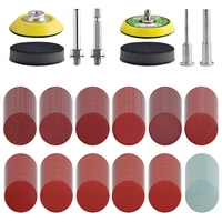 244pcs sanding disc pad set 2in sanding pads 80 3000 grit sanding paper sanding sheet drill grinder for metal wood glass sanding