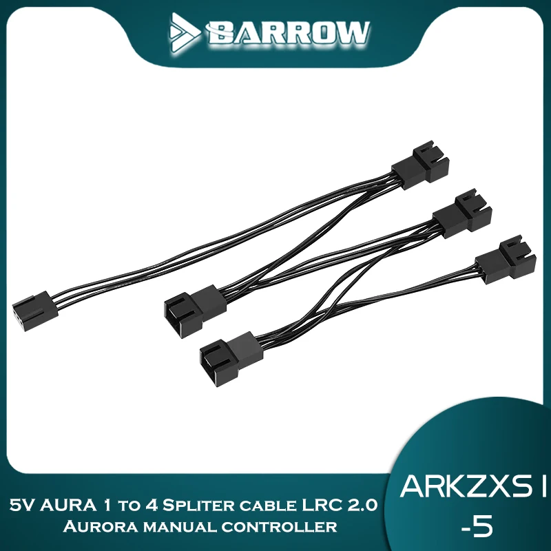 

Barrow ARKZXS1-5, 5V AURA 1 to 4 Spliter cable LRC 2.0 Aurora manual controller