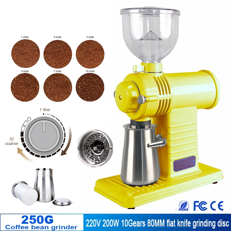 

Электрическая кофемолка, 250 г, 220 В, 220 Вт