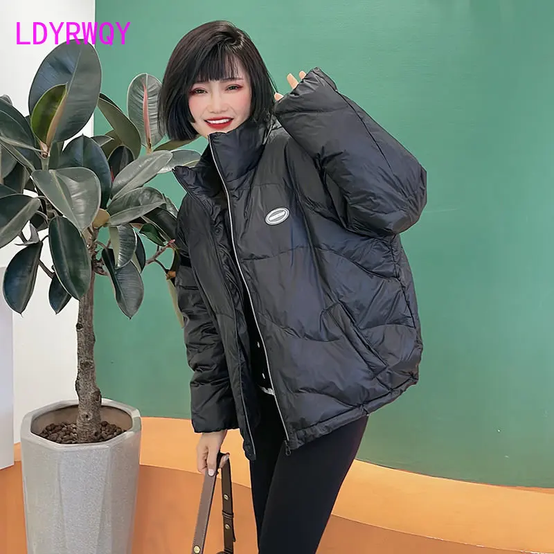 New short women's 2022 cold resistant small velvet thickened loose coat cotton jacket