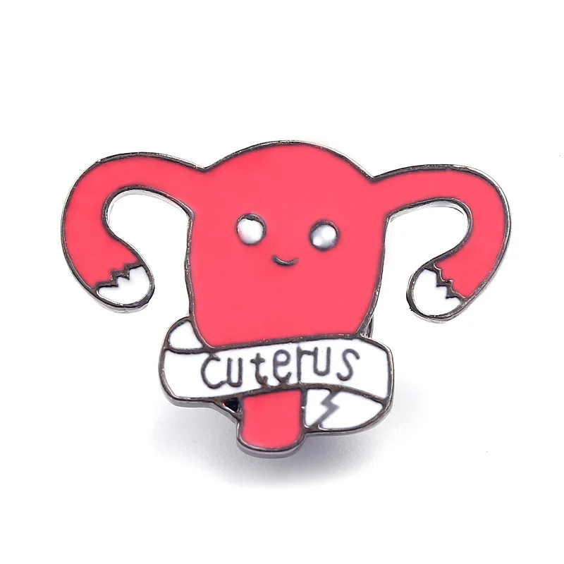 

Uterus Christmas Creative Badges Enamel Pin Friends Women's Brooch Lapel Pins Gifts for Girls Fashion Jewelry Accessories