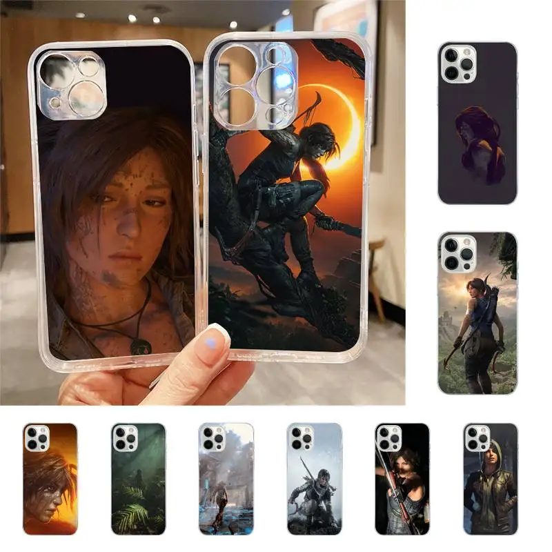 

Tomb Raider Games Phone Case For Iphone 7 8 Plus X Xr Xs 11 12 13 Se2020 Mini Mobile Iphones 14 Pro Max Case