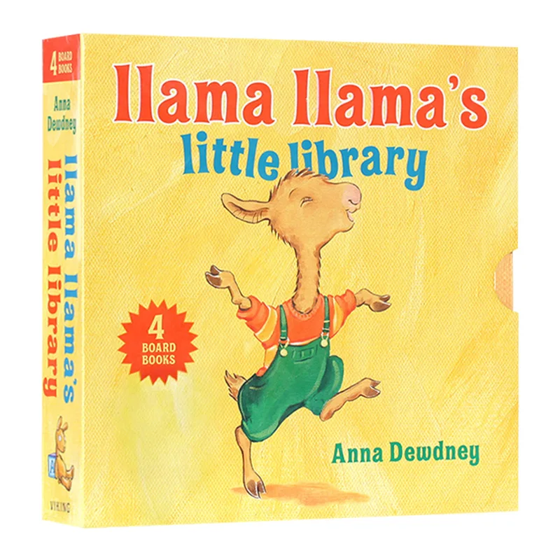 Маленькая библиотека ламы, Детские Книги для малышей в возрасте 1, 2, 3 лет, книга с картинками на английском языке, 9780670016488