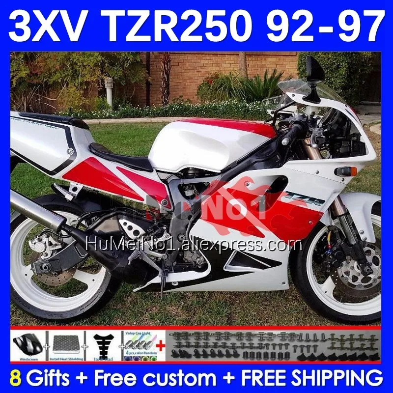 

TZR-250 For YAMAHA 3XV TZR250 TZR 250 RR 92 93 94 95 96 97 145No.14 TZR250RR 1992 1993 1994 1995 1996 1997 Fairing white red