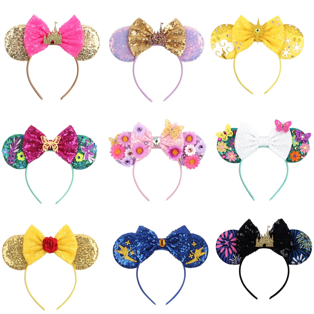 Girl Hairbows Chic Mouse Ears Headband Designer Hairband Kids Festival Hair Accessories Adult Party Gift Fashion Headwear