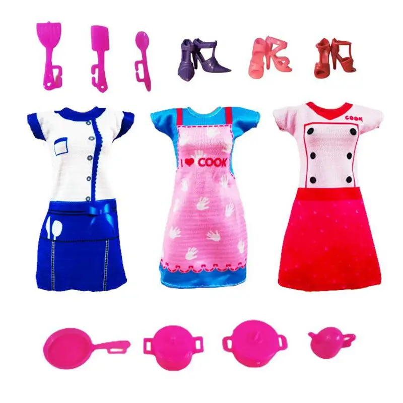 Kawaii летние игрушки 6 стилей/лот купальники Костюмы Одежда 30 см наряд платье