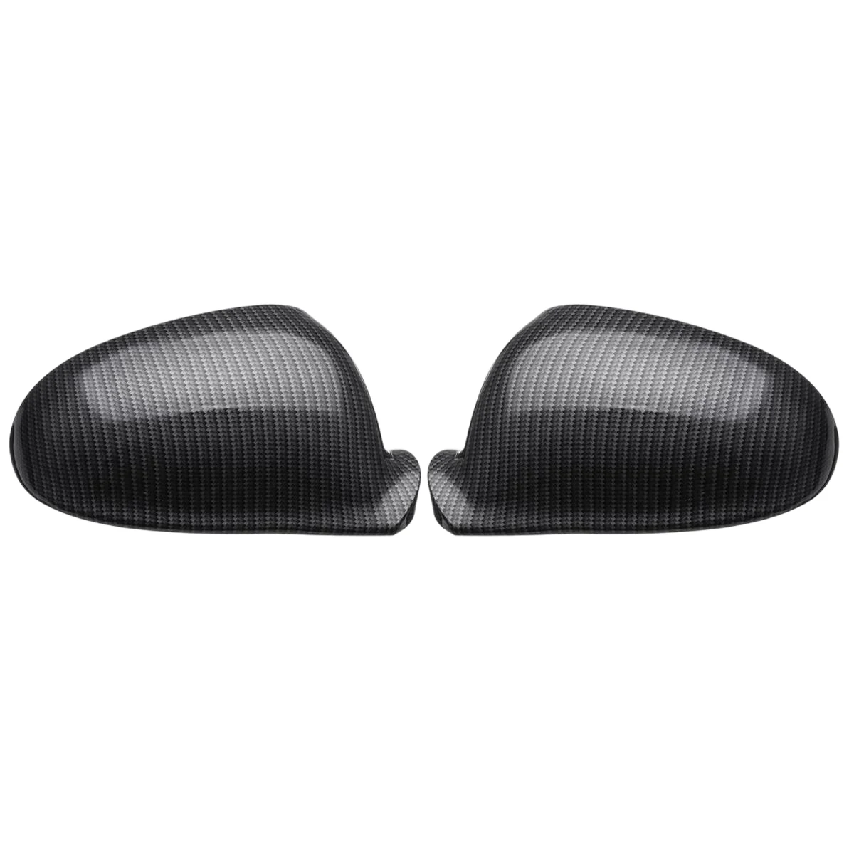 

2Pcs Carbon Fiber Rearview Mirror Cover Replacement for Golf 5 MK5
