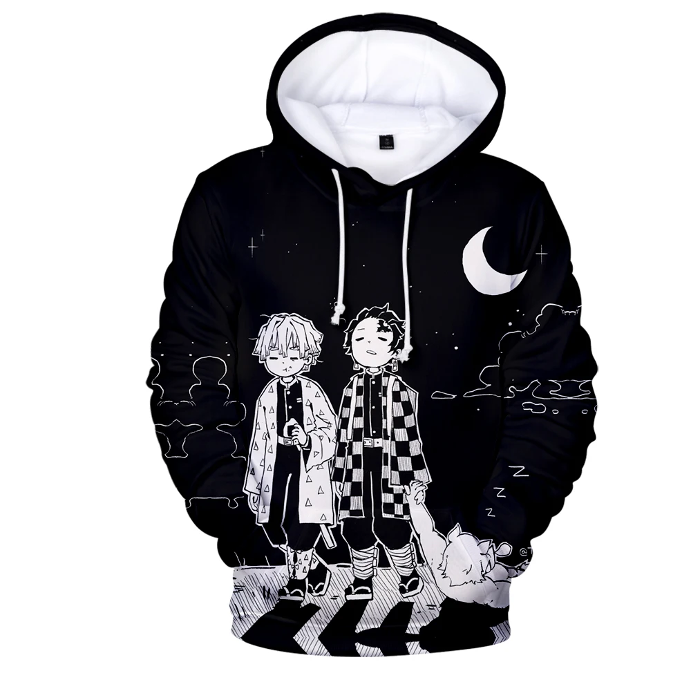 

Men's Hoodies Streetwear 3D Print Hoodie Kimetsu no Yaiba Sweatshirts Demon Slayer Pullovers