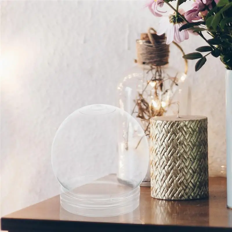 10 шт. глобусы для снежной воды с завинчивающейся крышкой пустой снежный шар