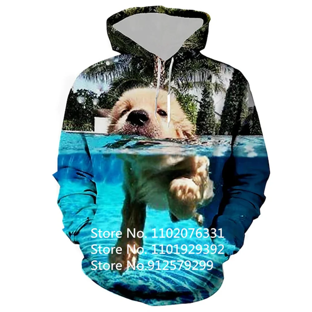 Cute Pets Dog 3D Hoodie Men/Women Printing Sweatshirts Animal Funny Long Sleeve Shirt Printed Harajuku Pullover