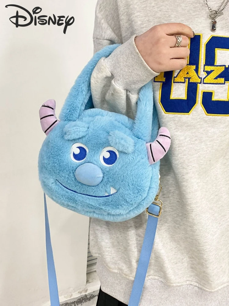 

Disney Plush Shoulder Bag Cute Plushie Bag From the Anime Movie Monsters University About James P. Sullivan Toys for Children