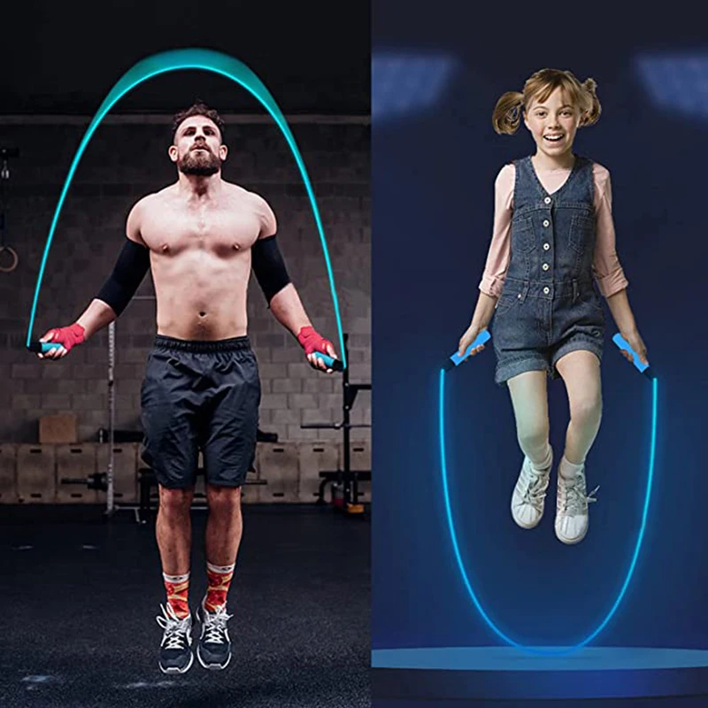 

Rope Ropes Fitness Glowing Adjustable Women Light Kids Jump Develop For Outdoors Sports Jumping Men Indoors Rope Interest