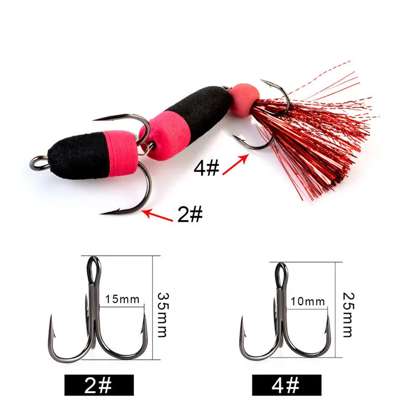 Мягкие приманки для рыбной ловли "Swimming Shaker Minnow Carp Pike Floating Accessories" в многоцветном исполнении "Bass Lure Insect on".