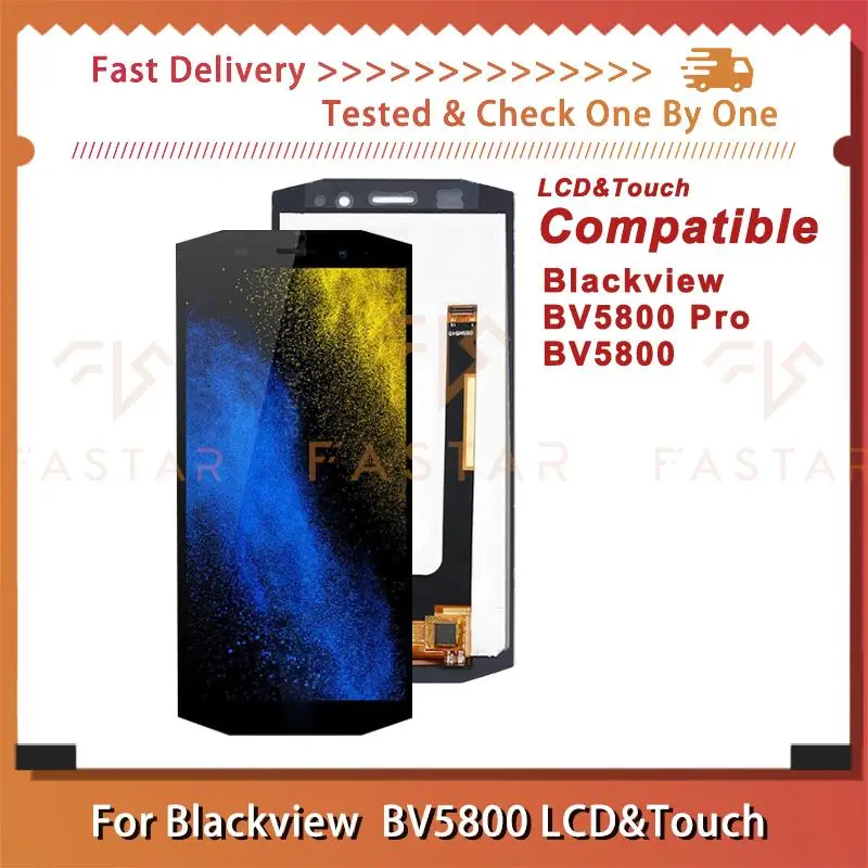 5 &quotпроектированный ЖК-дисплей для Blackview BV5800 дигитайзер сенсорного экрана в