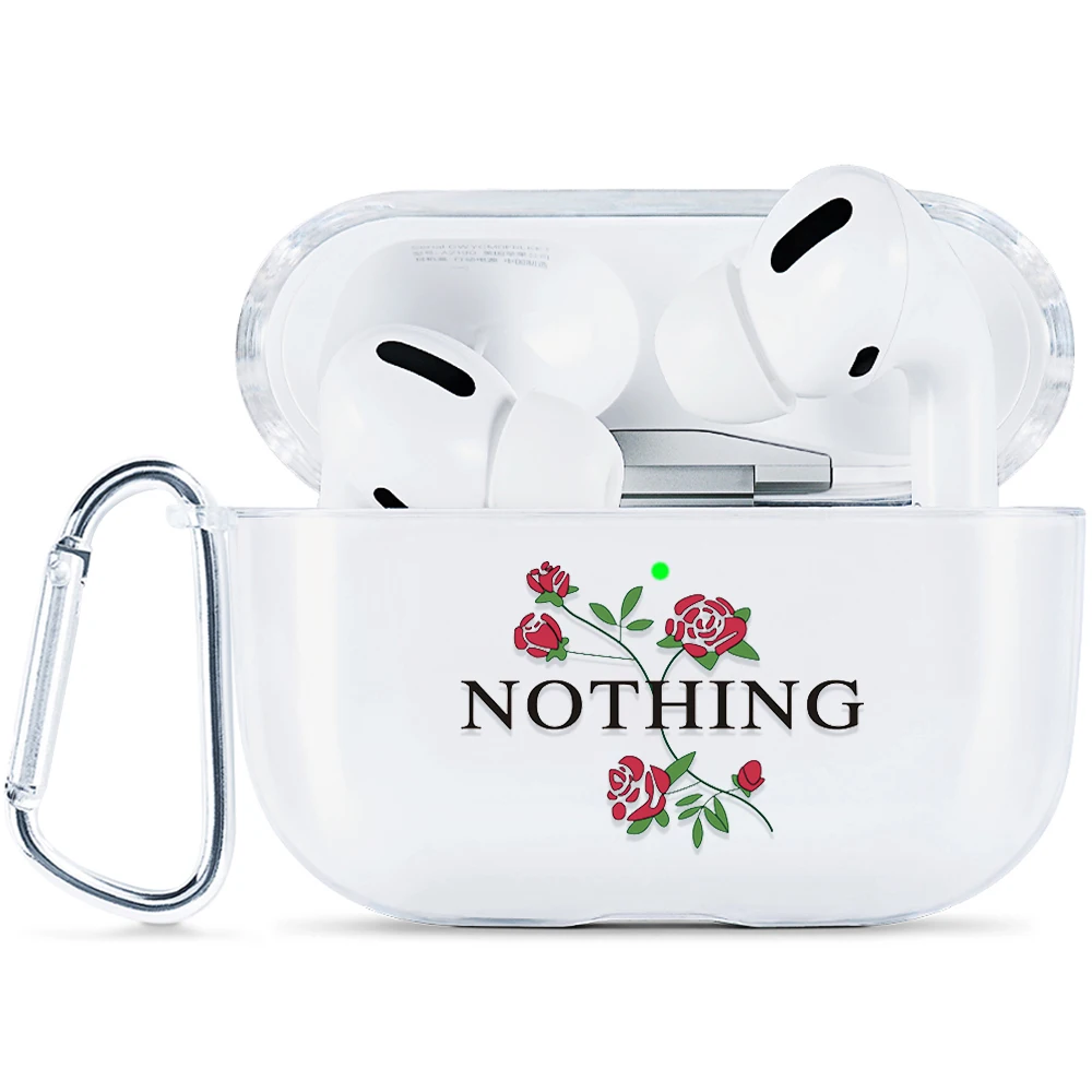 

Fresh Flower Earphone Case For AirPods Pro 2nd Case Transparent TPU Air pods 3 1 2 Bluetooth Earphone Charging Box With Keyring