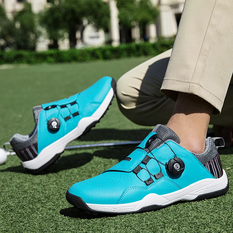 New High Quality Men's Professional Golf Shoes Outdoor Non-Slip Comfortable Spikes Men's Golf Sneakers Plus Size Ladies Golf