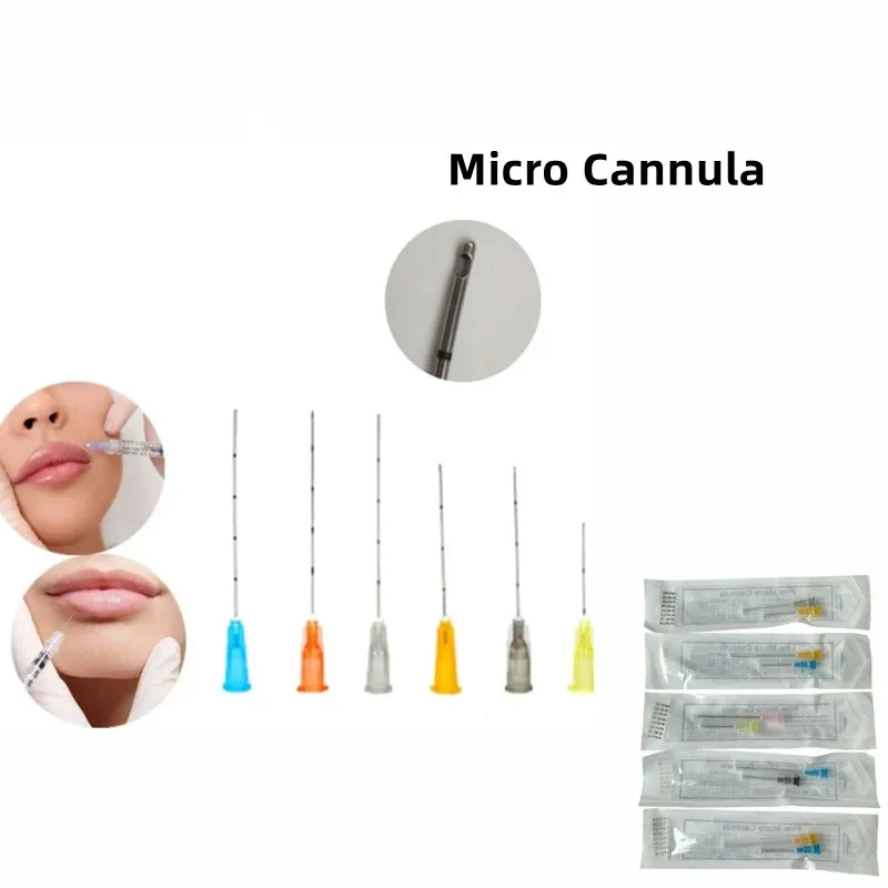 Hot Selling Micro Cannula 18G 21G 22G 23G 25G 27G 30G Facial Filler Injection Whitening Anti-Wrinkle Blunt Needle