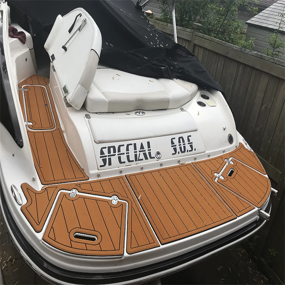 Rinker F34 Fiesta Vee Swim Platform Boat EVA Foam Teak Deck Floor Pad Mat SeaDek MarineMat Gatorstep Style Самоклеящийся