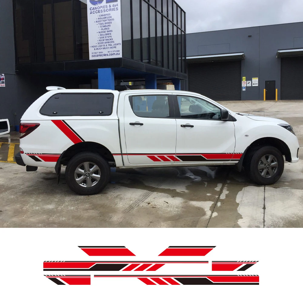 

Наклейка на дверь и боковые полосы для Mazda BT50